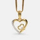 The Lovers Hearts Pendant